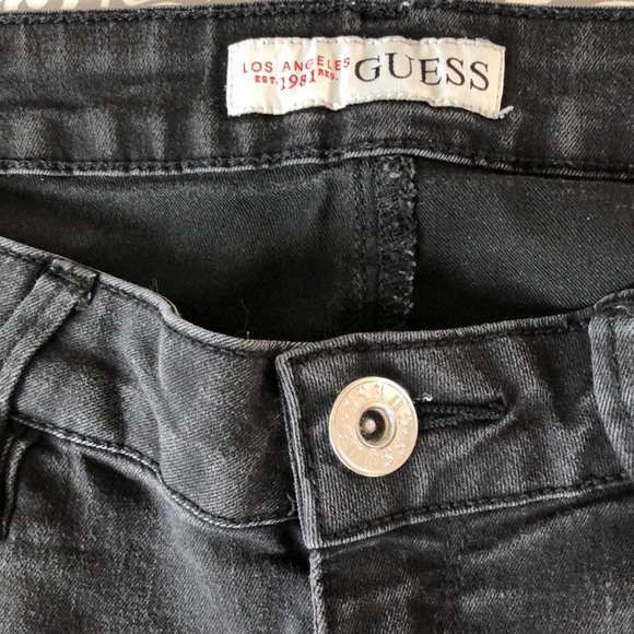 Guess faded black skinny jeans 31 - Picture 5 of 5